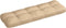 vidaXL - Palletkussen - 120x40x12 - cm - stof - beige
