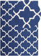 SILVAN - Laagpolig vloerkleed - Blauw - 160 x 230 cm - Wol