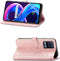 iMoshion Hoesje Geschikt voor Realme 8 Pro / Realme 8 Hoesje Met Pasjeshouder - iMoshion Mandala Bookcase - Rosé Goud