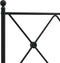 vidaXL - Bedframe - met - hoofd- - en - voeteneinde - metaal - zwart - 140x200 - cm
