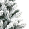 vidaXL - Kunstkerstboom - met - scharnieren - en - sneeuw - 120 - cm