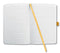 Sigel - notitieboek - A5 - Jolie Flair - hardcover - 174 pagina's - lijn - 80 grams papier - mango geel - SI-JN123