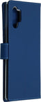 Accezz Galaxy Note 10 Plus - Wallet Softcase Bookcase - 3 pashouders - Blauw