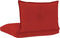 vidaXL - Palletkussens - 2 - st - stof - rood