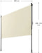 Juskys Barbados - Verticale Zonnescherm - Uitschuifbaar UV-bestendig - Beige