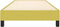 vidaXL - Bedframe - zonder - matras - 100x200 - cm - stof - groen