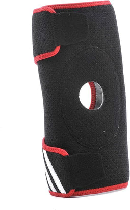 Adidas Adsu-12222 Adjustable Knee Support, Xl, Black/Red