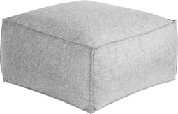 MUKKI - Poef - Grijs - 50 x 50 cm - Polyester