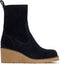Unisa MISS_F25_BS - Biker boots - Suède met rits - NAVY