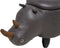 RHINO - Hocker - Donkergrijs - Kunstleer