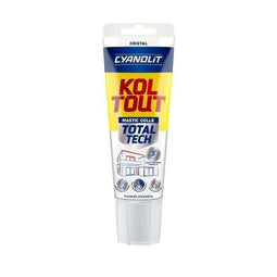 CYANOLIT Total tech - Bevestigings- en afdichtingslijm - Kristal - Tube van 125 ml