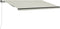 vidaXL - Luifel - uittrekbaar - met - windsensor - en - LED - 600x300 - cm - crème