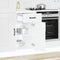 vidaXL - Keuken - onderkast - Kalmar - bewerkt - hout - wit