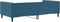 vidaXL - Slaapbank - 100x200 - cm - fluweel - blauw