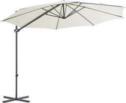 vidaXL - Parasol - met - draagbare - voet - groen