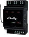Shelly Wave Pro 3 LR - 3-kanaals Z-Wave busrelais - Zwart