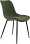 Light & Living - Eetkamerstoel KATE - 58.5x47.5x82.5cm - Groen - Set van 2