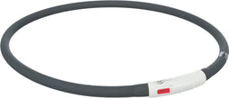 Trixie Usb Flash Lichtgevende Band Ø 10 Mm - Hondenveiligheidslampje - 70 cm Zwart Xs-Xl
