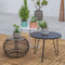 Plantenbakkenset Fiore Cement Vierkant 14 x 14 x 12 cm (4 Stuks)