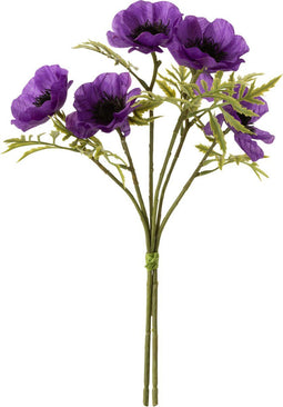 J-Line boeket Klaproos - kunststof - geel