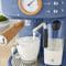 Swan One Touch Espressomachine – Gemalen Koffie & Koffiepads – Blauw