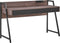 Bureau donkerbruin/wit 120 x 50 cm HARWICH