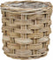 Mica Decorations Mand Marcia - 24x24x25 cm - Rotan - Grijs