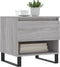 vidaXL - Salontafel - 50x46x50 - cm - bewerkt - hout - grijs - sonoma - eikenkleurig