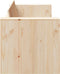 vidaXL - Tuinbank - 2-Zits - 134x60x62 - cm - Massief - Grenenhout