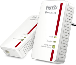 AVM FRITZ!Powerline 1240E - Powerline Set - 1.2Gbps Powerline 300Mbps WiFi (1x)