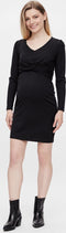MAMA.LICIOUS MLMACY L/S JERSEY ABK DRESS - Dames Jurk - Maat L - Jersey