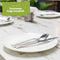 HI NATURE™ Steakmessen - Messenset RVS - 4x Vaatwasserbestendig 22cm - Zilver (4 stuks)