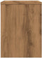 vidaXL - Nachtkastjes - 2 - st - 40x30x40 - cm - bewerkt - hout - artisanaal - eiken