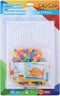 Eddy Toys Insteekmozaïek - Knutselpakket - 230 gekleurde mozaïekkralen - (1 stuk)