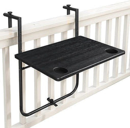 Goliving Balkontafel - Inklapbaar - Hangend - 60 x 40 cm - Verstelbaar in 3 hoogtes - Weerbestendig