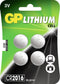 GP Lithium CR2016 - Knoopcelbatterijen 3V - 4 stuks