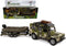 Kids Globe Die-cast Land Rover met Aanhanger en Boot Leger