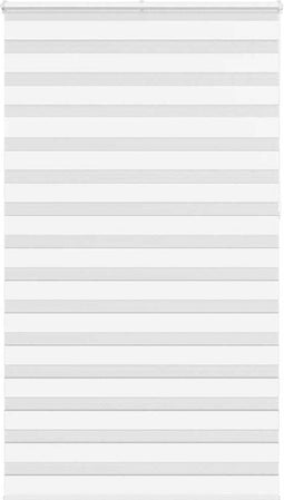 vidaXL - Zebra - rolgordijn - 120x230 - cm - stofbreedte - 115,9cm - polyester - wit