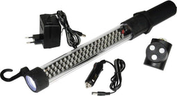 HP Autozubehör 28368 60+17LED Akku Arbeitsleuchte LED-staaflamp LED werkt op een accu, werkt op stekkernetvoeding, met