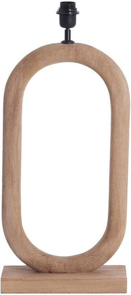 Light & Living Paceco - Tafellamp - Houten lampvoet - Bruin - 30x12x59cm