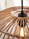 GOOD&MOJO Hanglamp Madeira - Rotan Zwart - Ø48cm - Modern - Hanglampen Eetkamer, Slaapkamer, Woonkamer