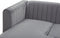 TIMRA - Hoekbank - Grijs - Rechterzijde - 220 cm - Fluweel