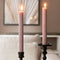 Rivièra Maison Rib Dinner Candle lila 2 pcs set van 4
