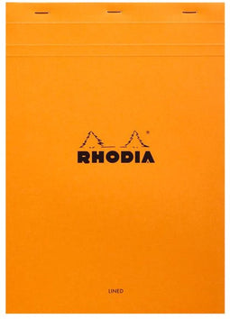 Schrijfblok rhodia a4 lijn 80vel 80gr or