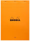 Schrijfblok rhodia a4 lijn 80vel 80gr or