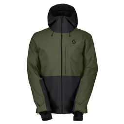 Scott Ultimate Dryo 10 - Ski Jas Heren - Warm en waterdicht - Groen/Zwart XL