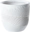 FTERO - Bloempot - Gebroken wit - 28 x 28 x 16 cm - Kleivezel