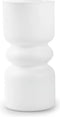 Eco vaas 'funny z' mat wit h25 d10 cm