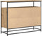 vidaXL - Sideboard - Artisan - Eiken - 100x35x80 - cm - Engineered - Wood - en - Staal