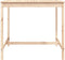 vidaXL Tuintafel 121x82,5x110 cm massief grenenhout